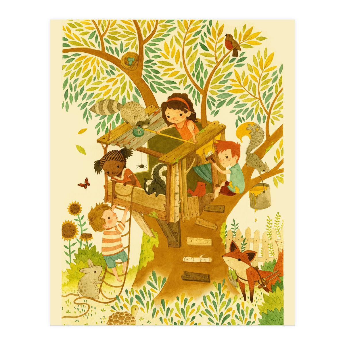 Our House In The Woods (Print Only)