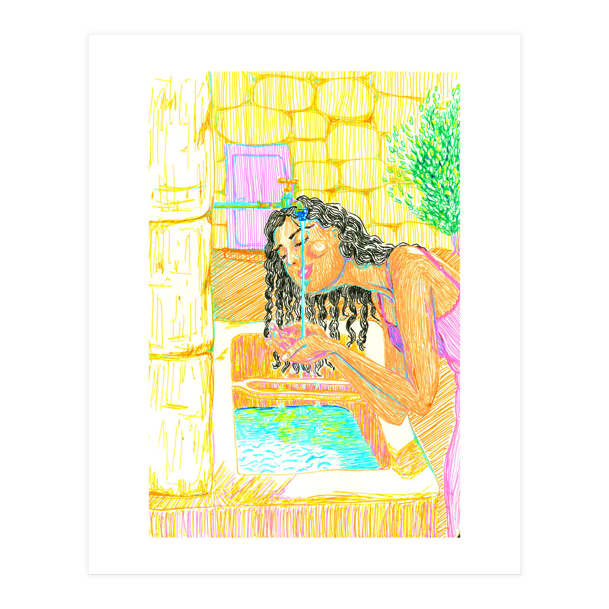 Provence Fontaine (Print Only)