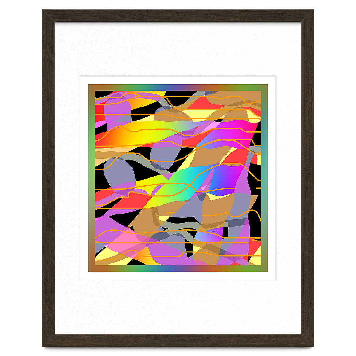 ABSTRACT COLOR BANDS