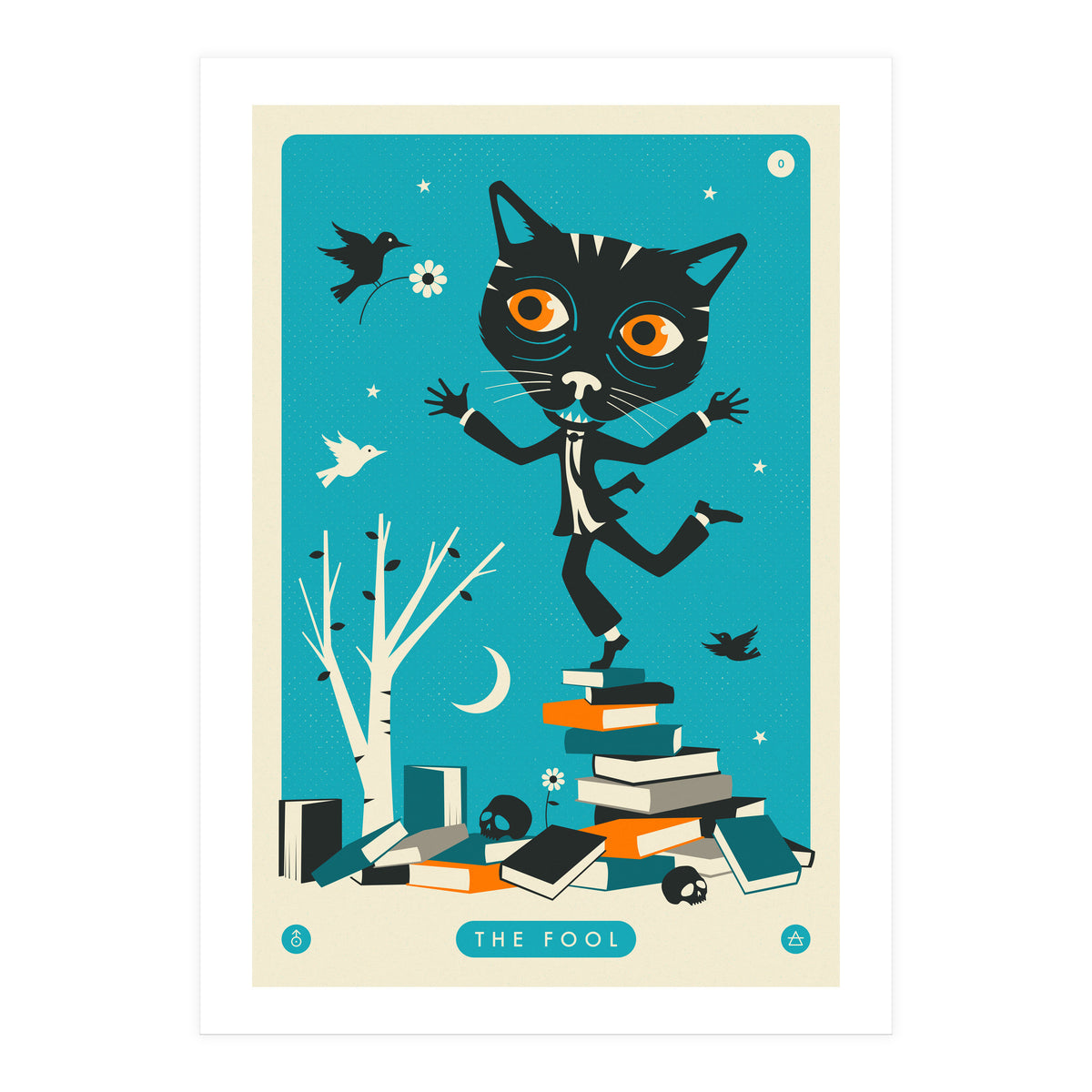 TAROT CARD CAT: THE FOOL (Print Only)
