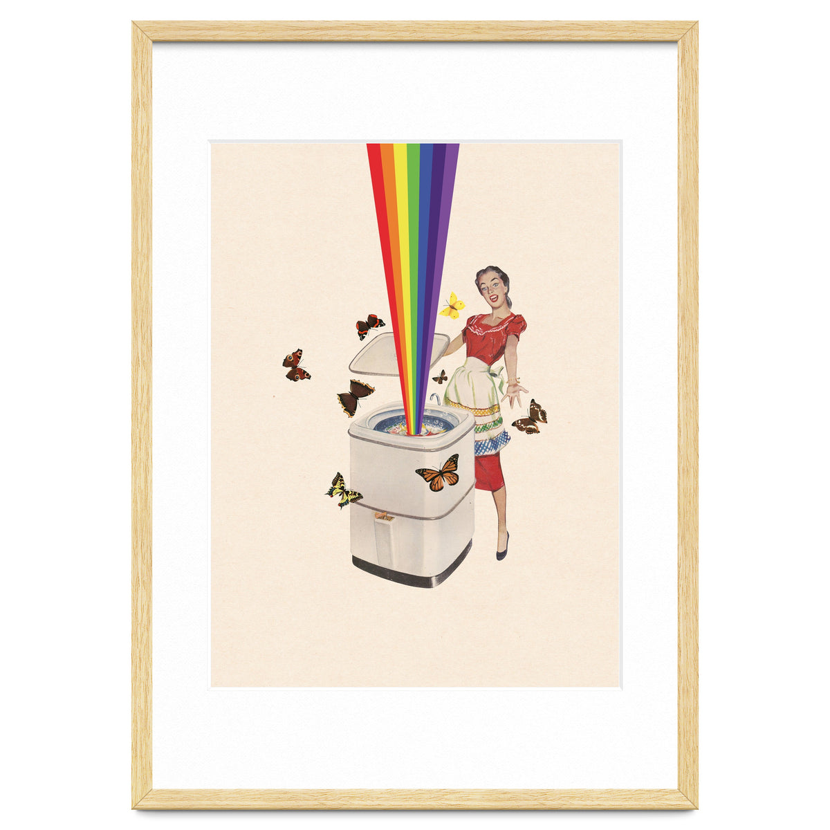 Rainbow Washing Machine