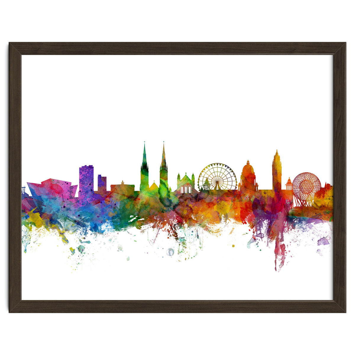 Belfast Northern Ireland Skyline