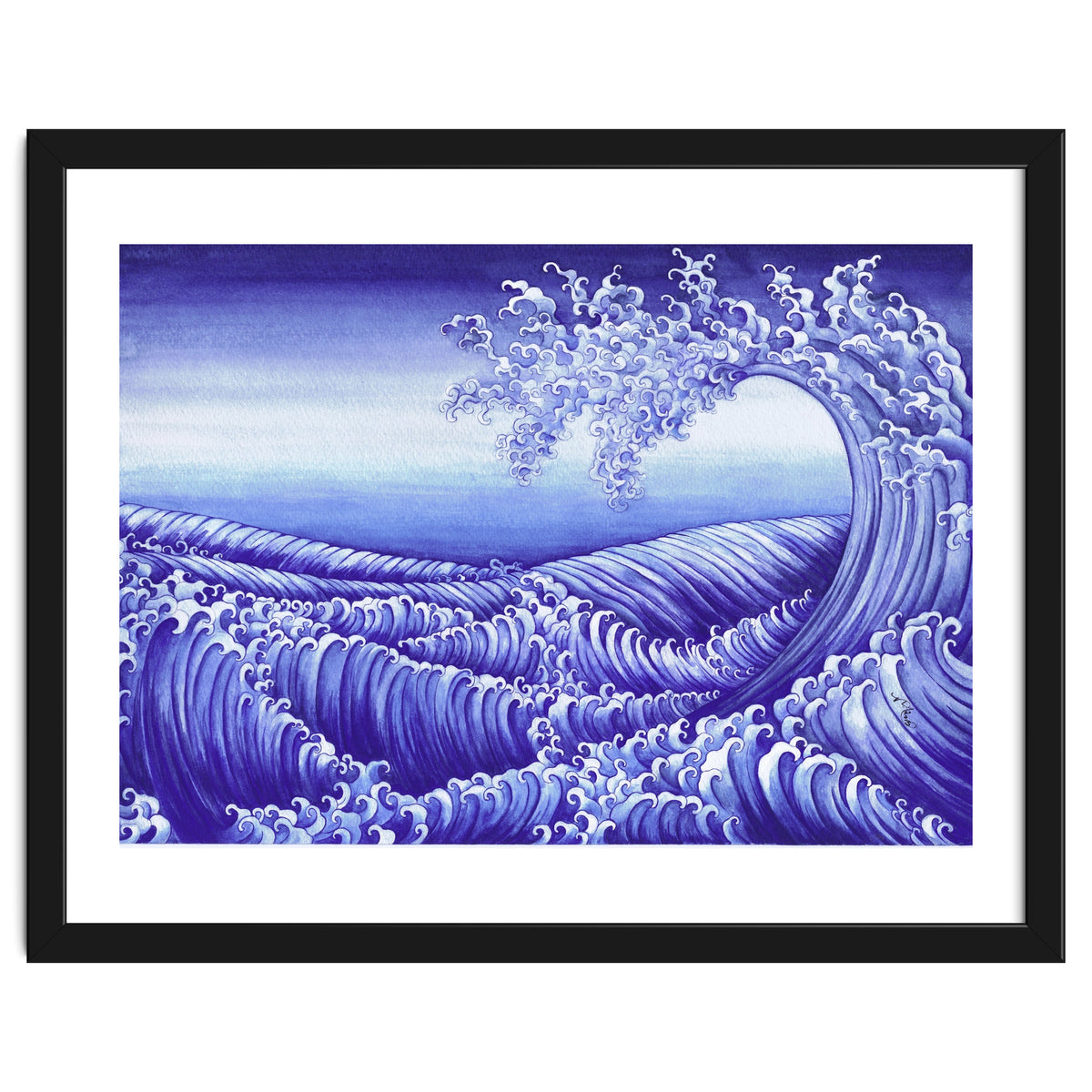 Turbulent Water Triptych part 3