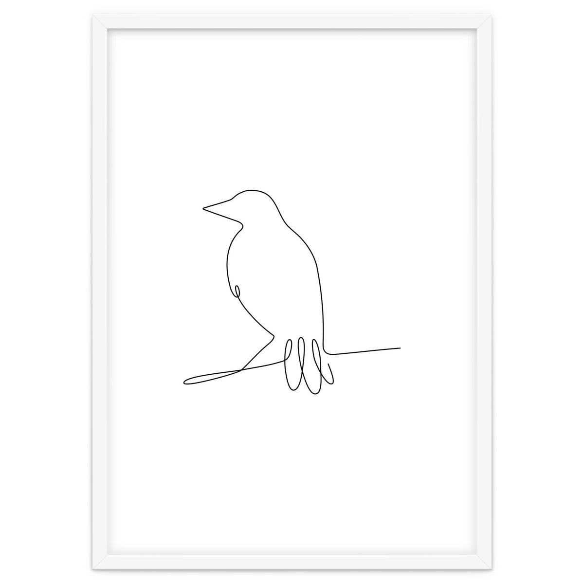 One Line Art Bird II