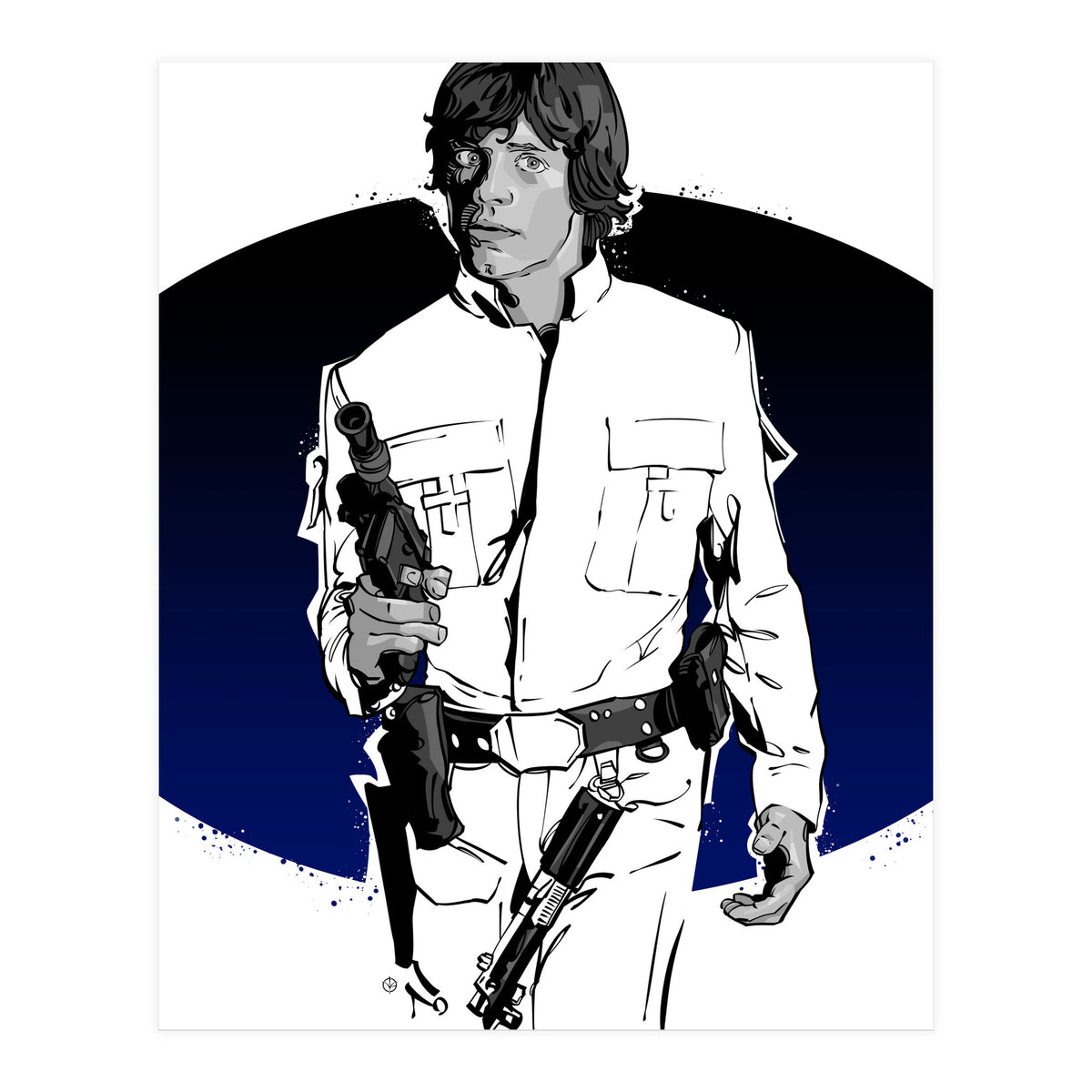 Luke Skywalker STAR WARS (Print Only)