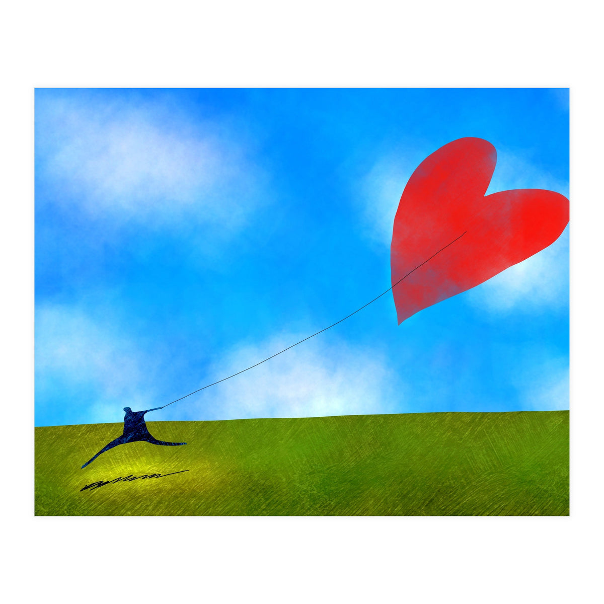 Heart Kite (Print Only)