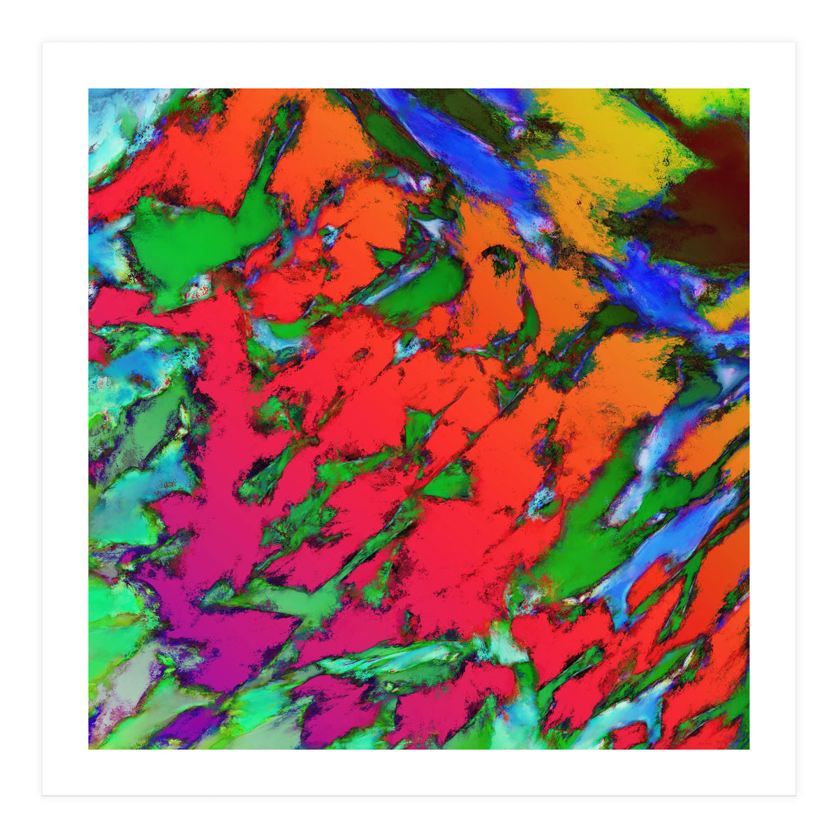 Shattering Red Tigers (Print Only)