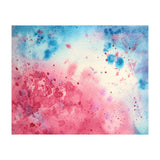When pink meets blue || abstract watercolor (Print Only) thumbnail
