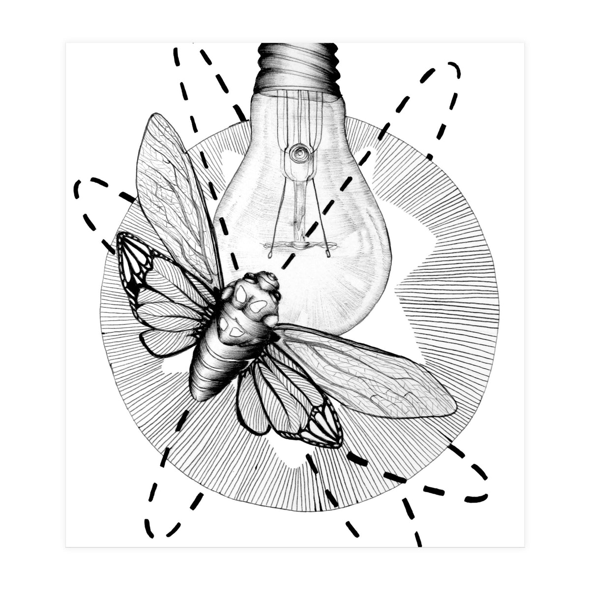 Moth To The Flame (Print Only)