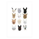LLamas in Glasses (Print Only) thumbnail