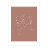 Double woman line-b (Print Only) thumbnail