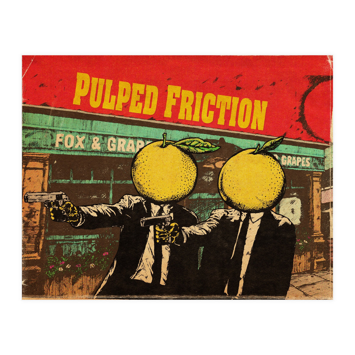 Pulped Friction  - Grapefruit & Rosemary IPA 6.6% - Lost Industry x Fox & Grapes (Print Only)