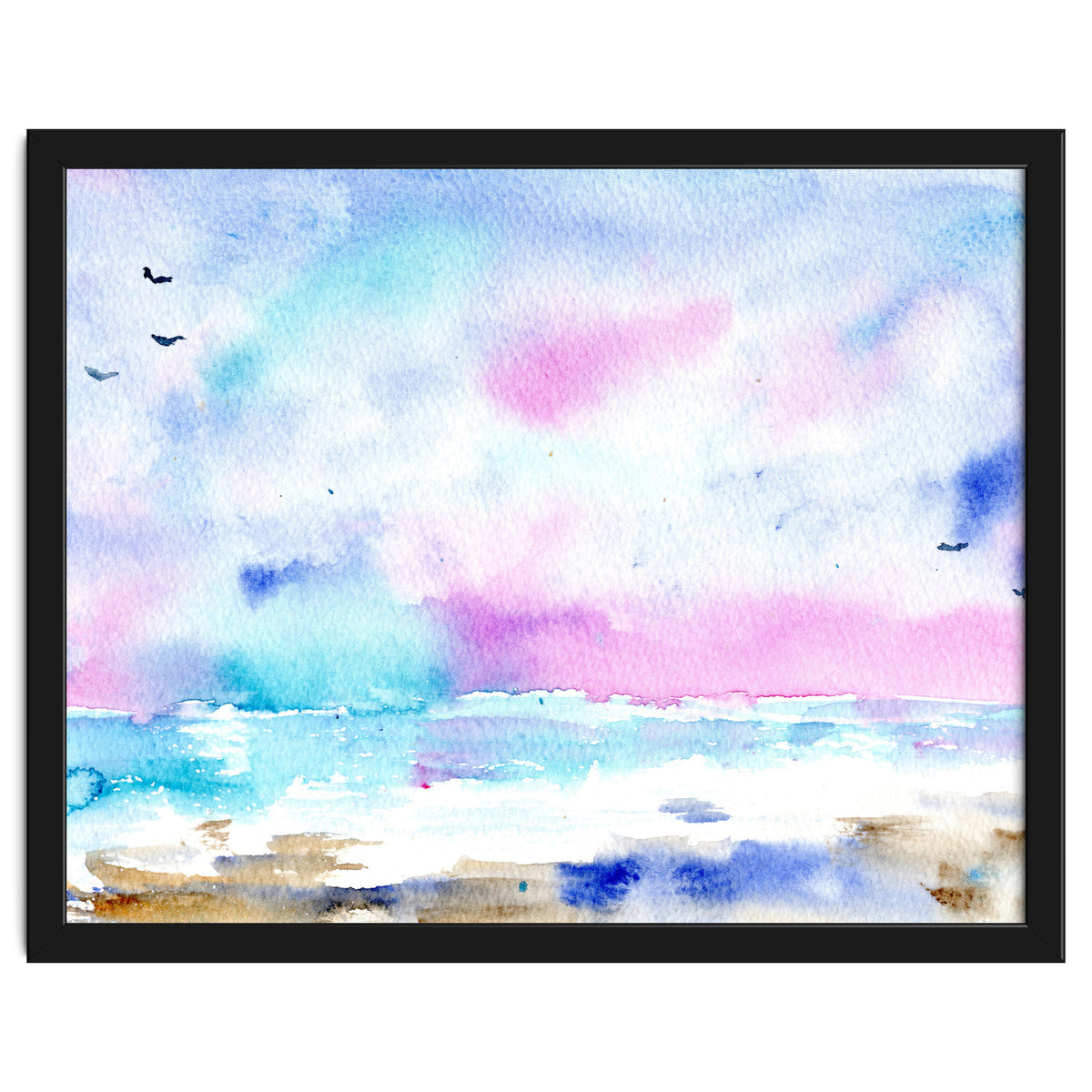 Tenderness of the sea || watercolor