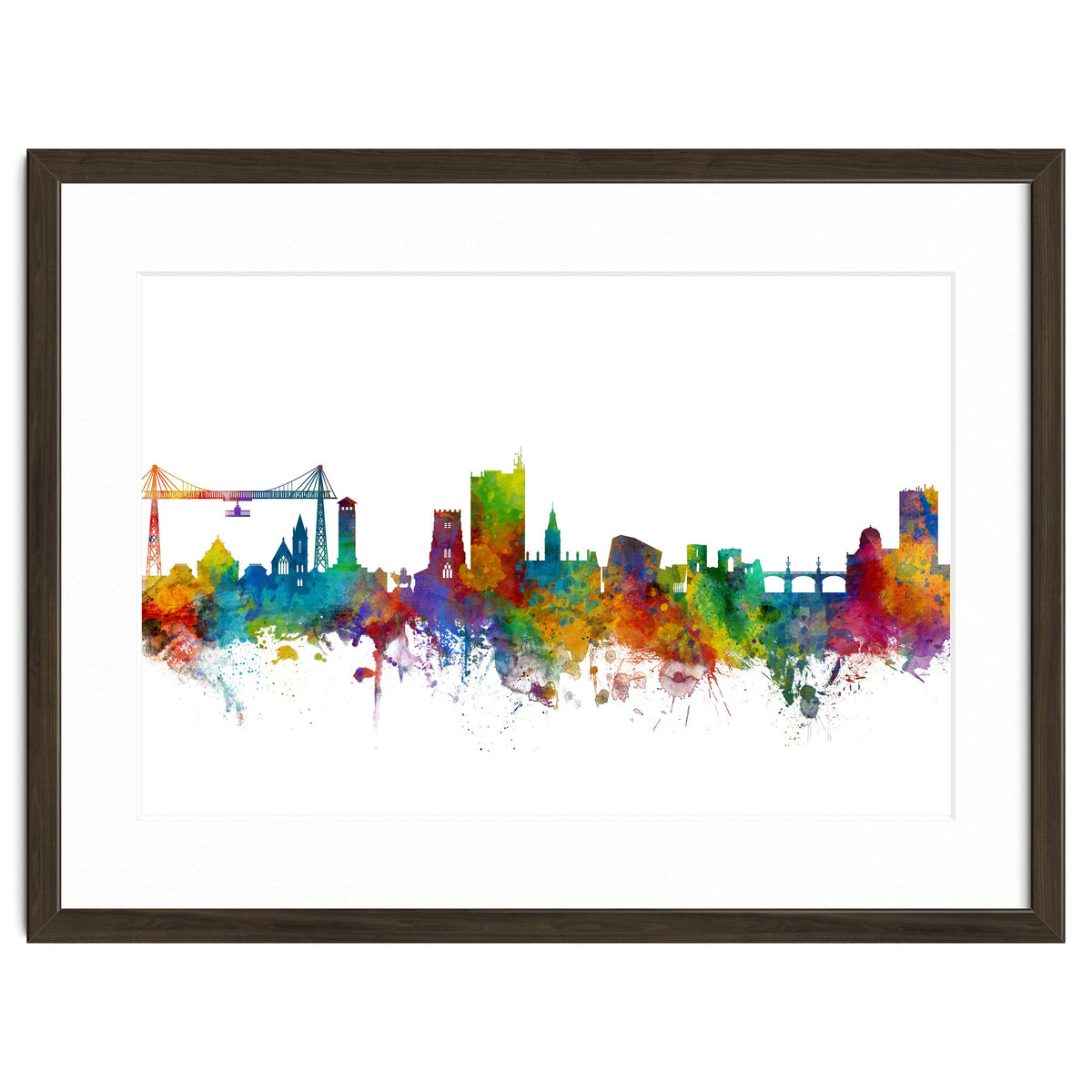 Newport Wales Skyline