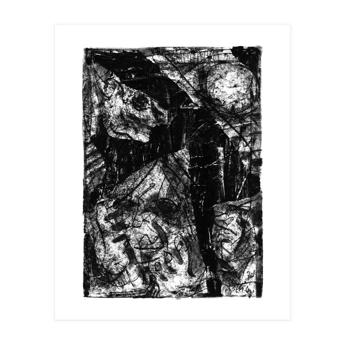 Fright - b&w (Print Only)