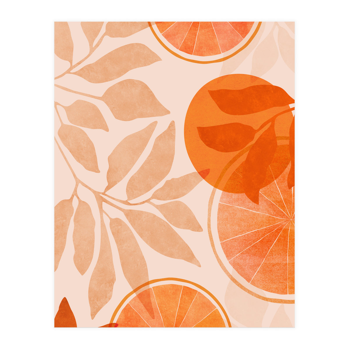 Orange Citrus Collage (Print Only)