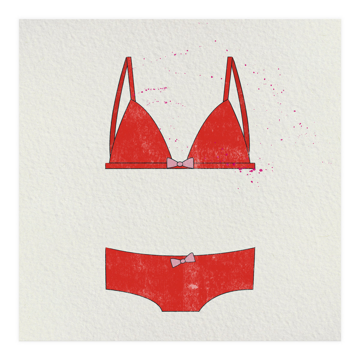 Bra and panties (Print Only)