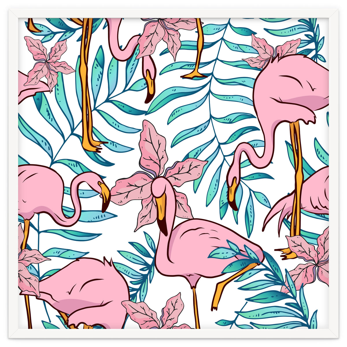 Boho Flamingo