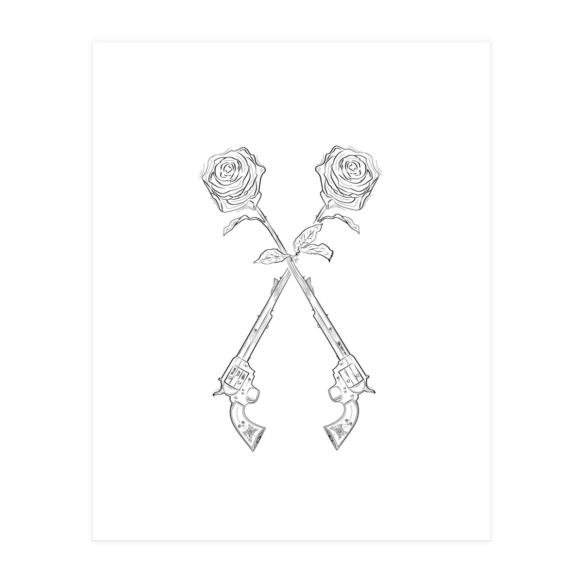 Guns Roses (Print Only)