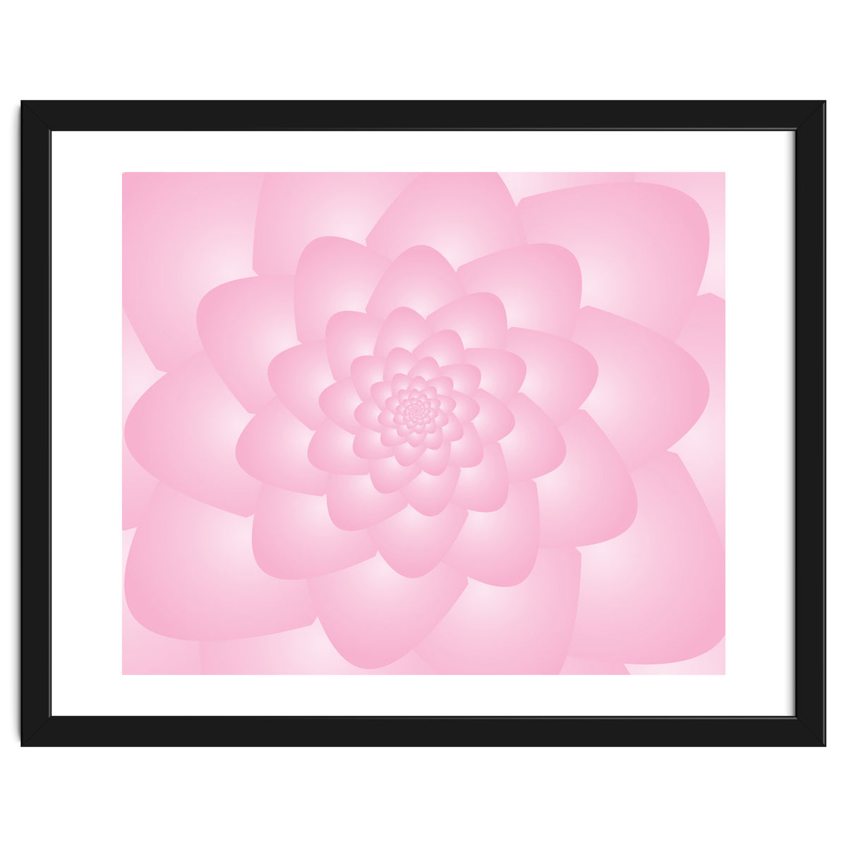 Pastel Colors Flower Pattern Set Red