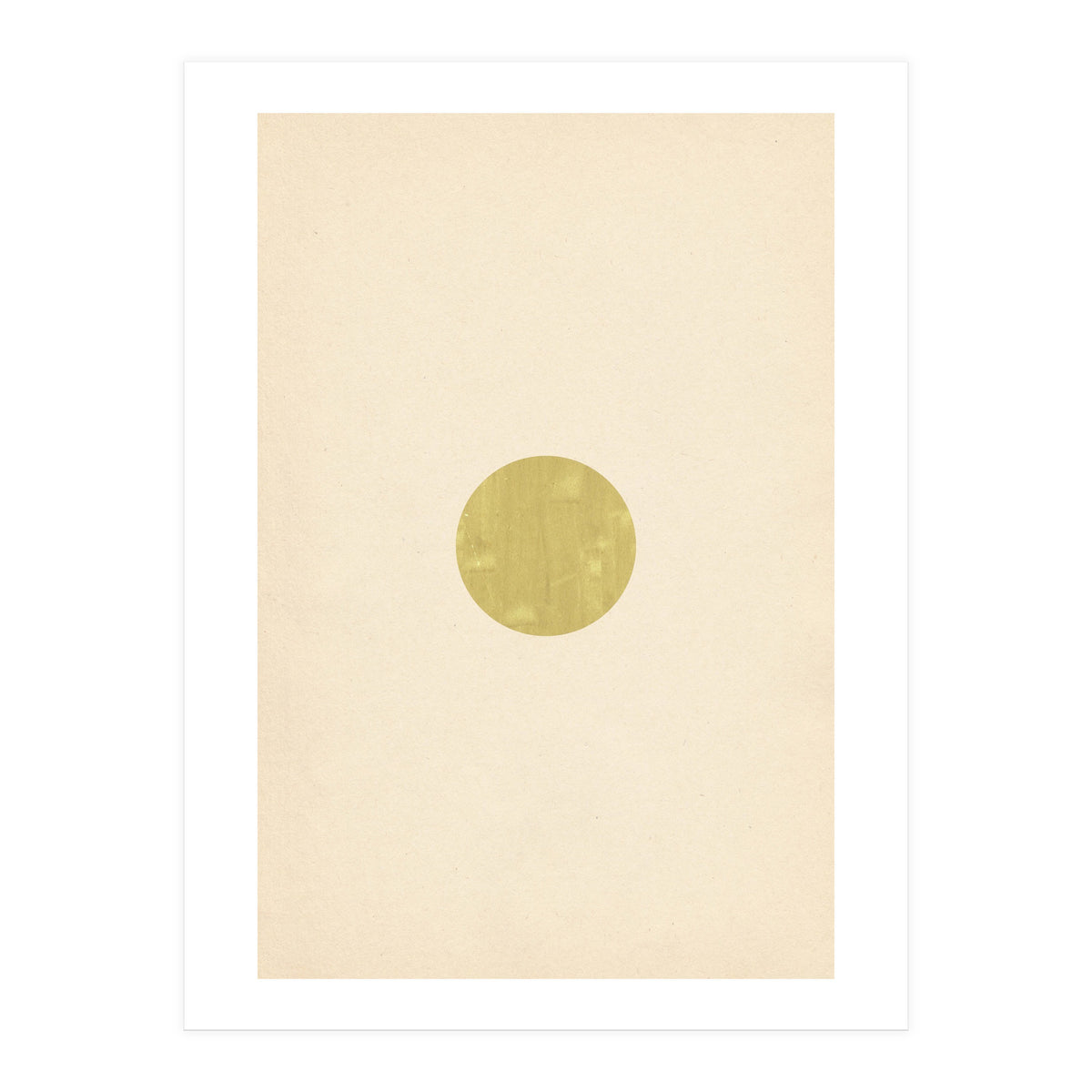 Olive green circle (Print Only)