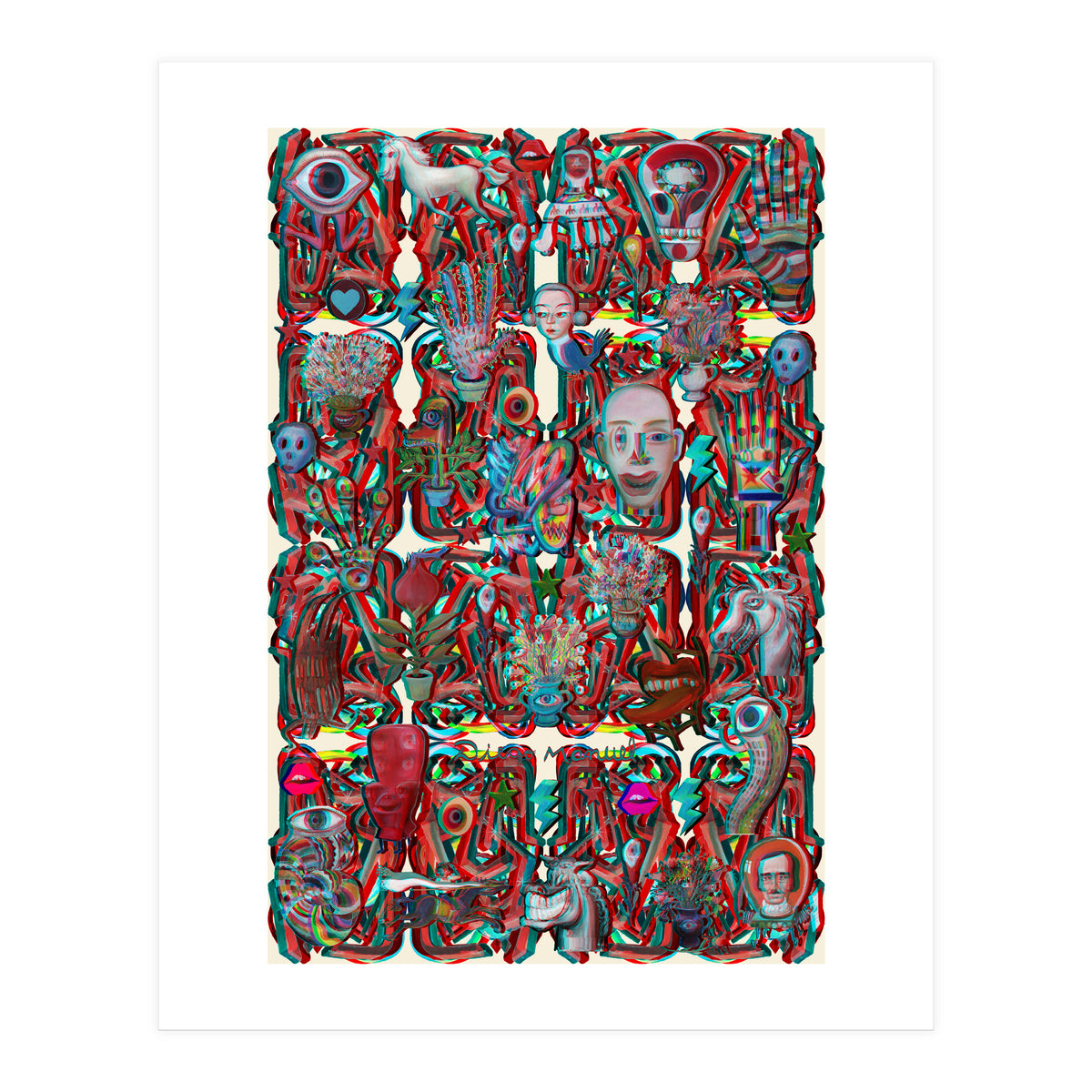 Formas 14 34 3d And Pop (Print Only)