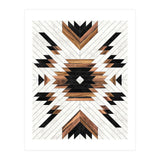 Urban Tribal Pattern No.5 - Aztec - Concrete and Wood (Print Only) thumbnail