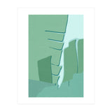 Abstract Banana Leaves One - Greener Eden (Print Only) thumbnail