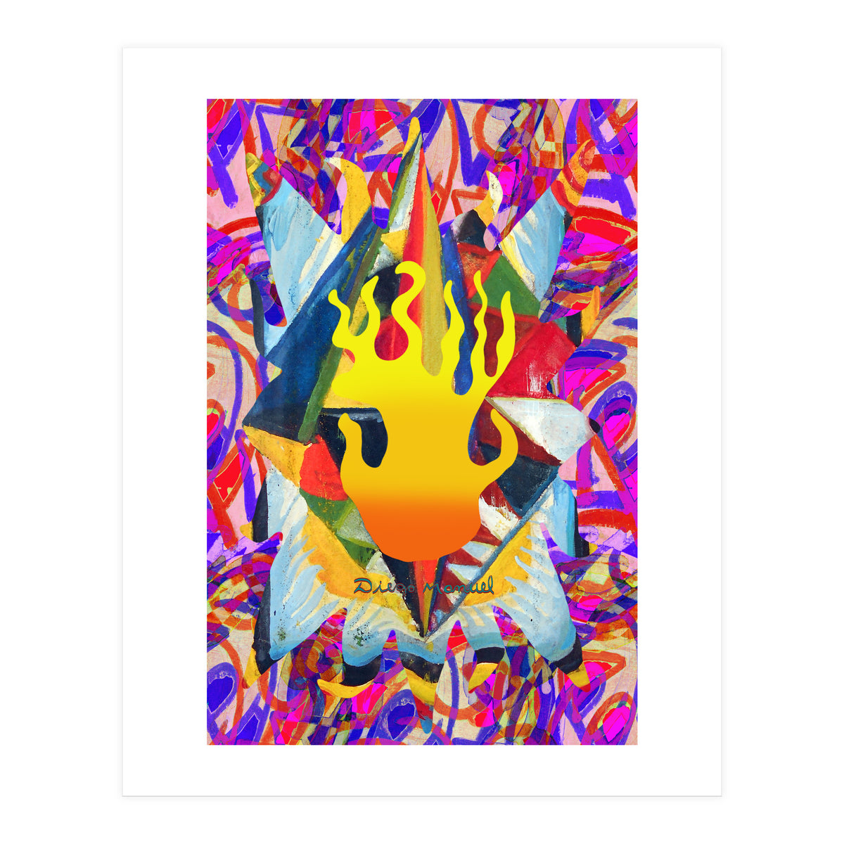 Fuego Y Graffiti 29 (Print Only)