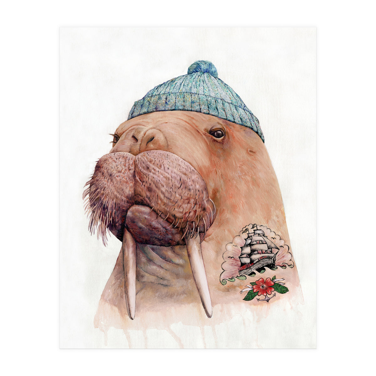 Tattooed Walrus (Print Only)