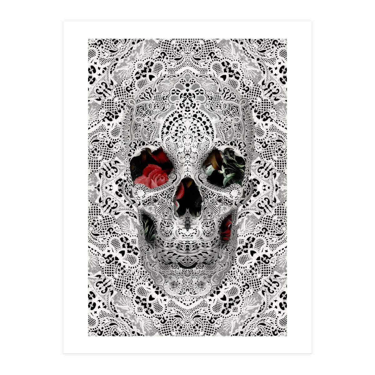 Lace Skull Light (Print Only)