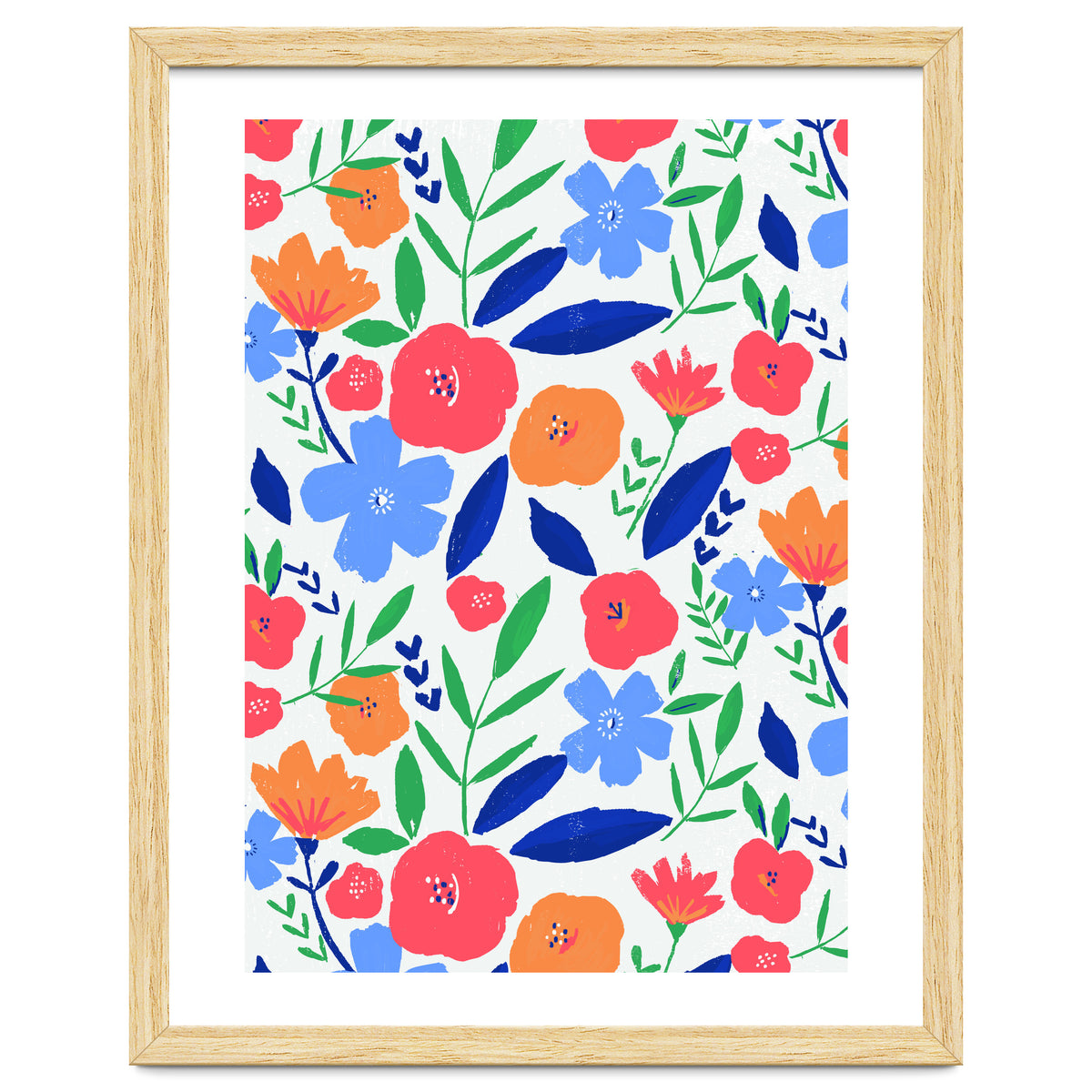 Bold Floral All Over Pattern