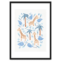 Jungle Giraffes | Blue