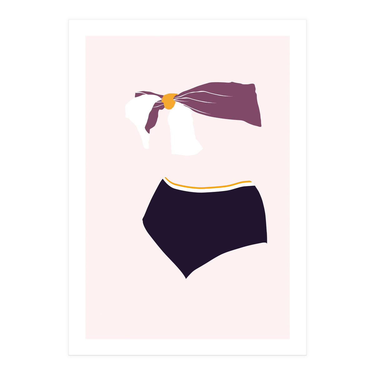 Bikini Aubergine (Print Only)