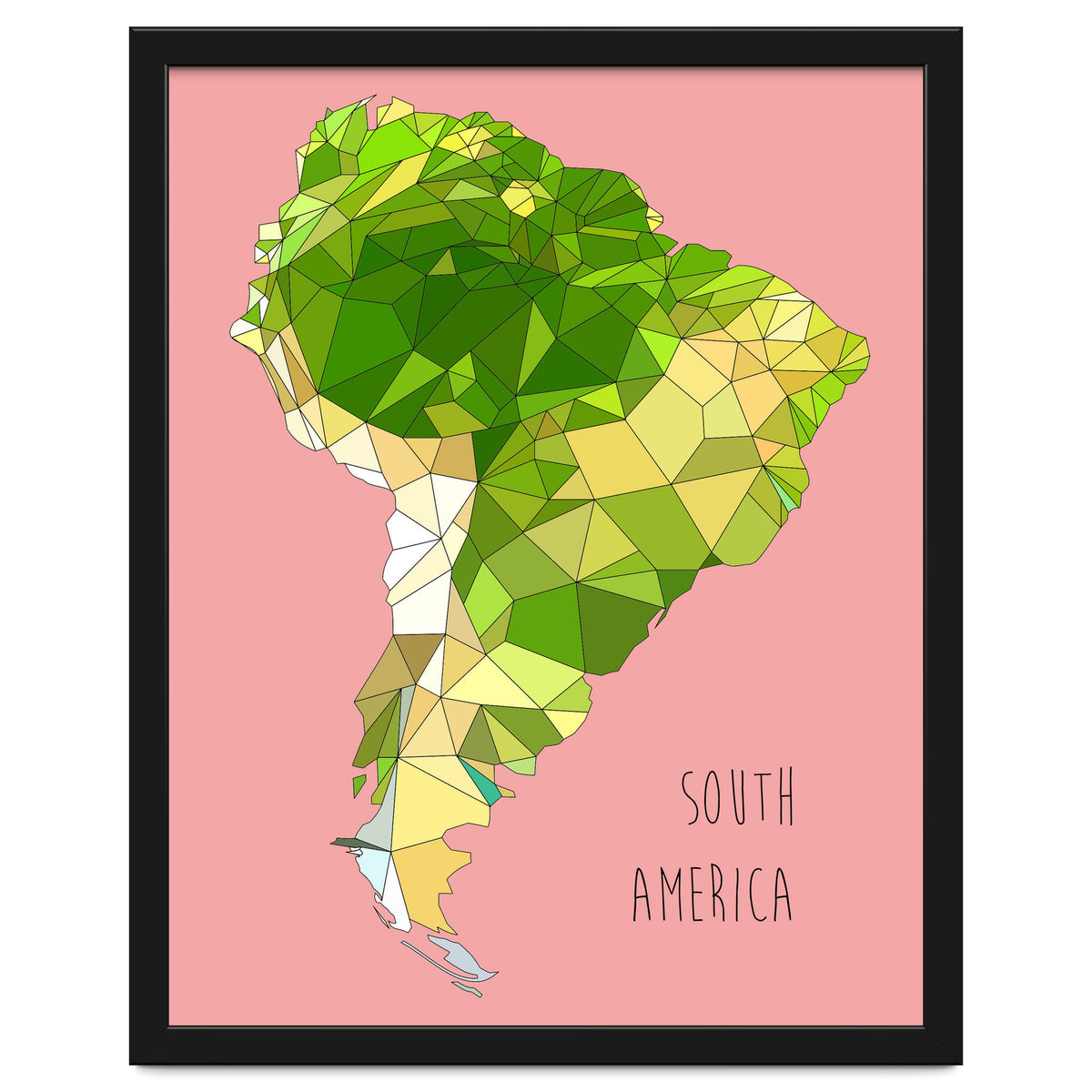 SOUTH AMERICA – Pink