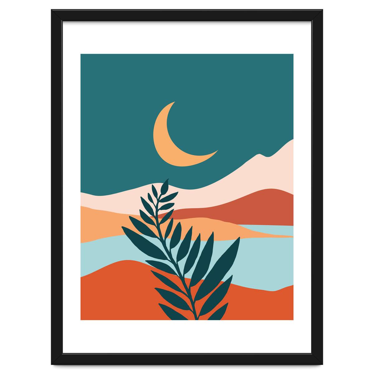 Moonlit Mediterranean