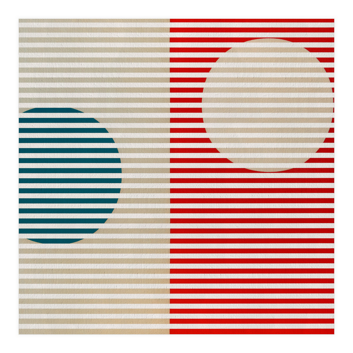Stripes & Circles 2 (Print Only)