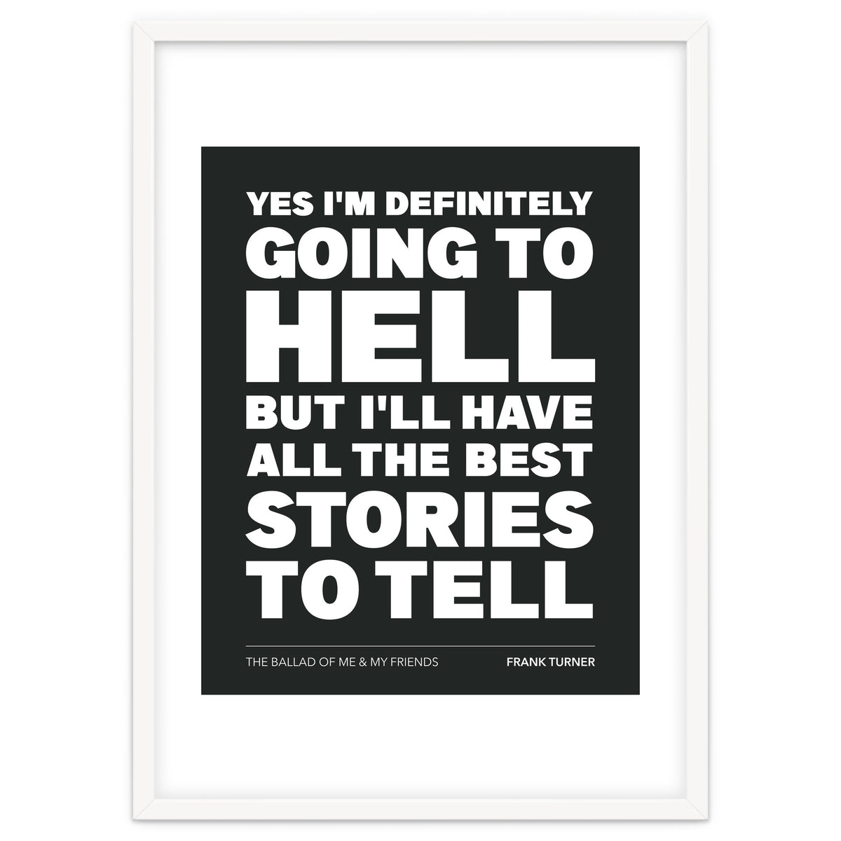 Frank Turner - The Ballad Of Me & My Friends