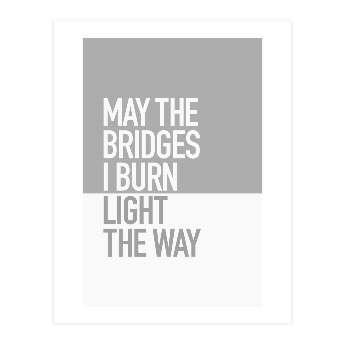 LIGHT THE WAY (Print Only)