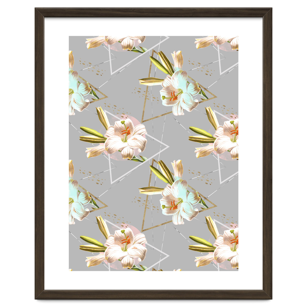 Botanical blooming with geometric 02