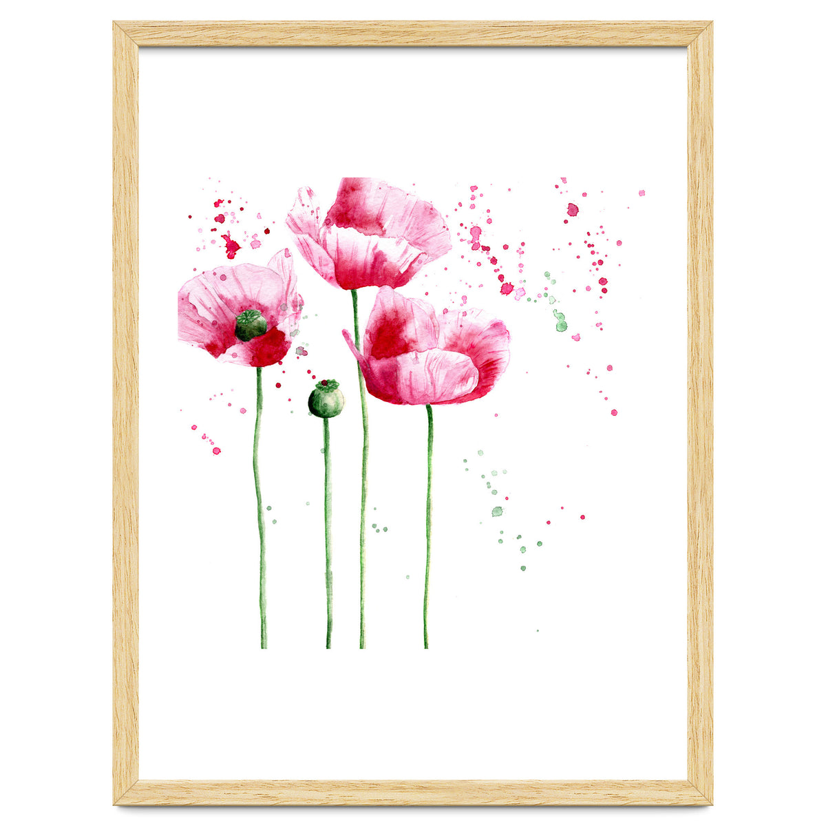 Poppies || watercolor