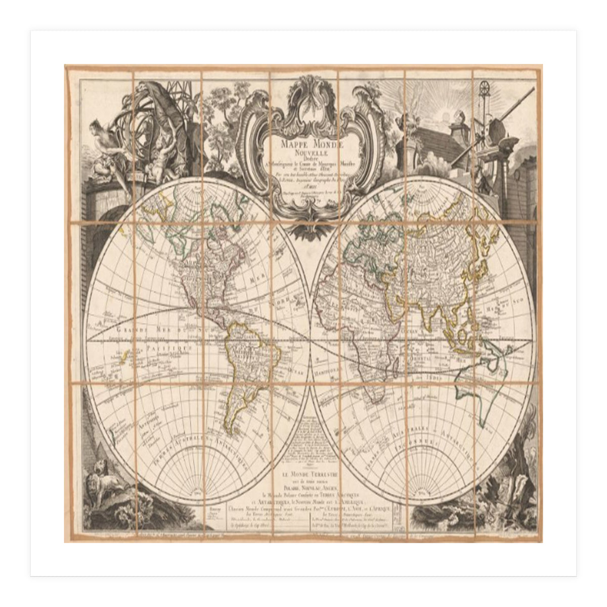 Old world map revisited (Print Only)