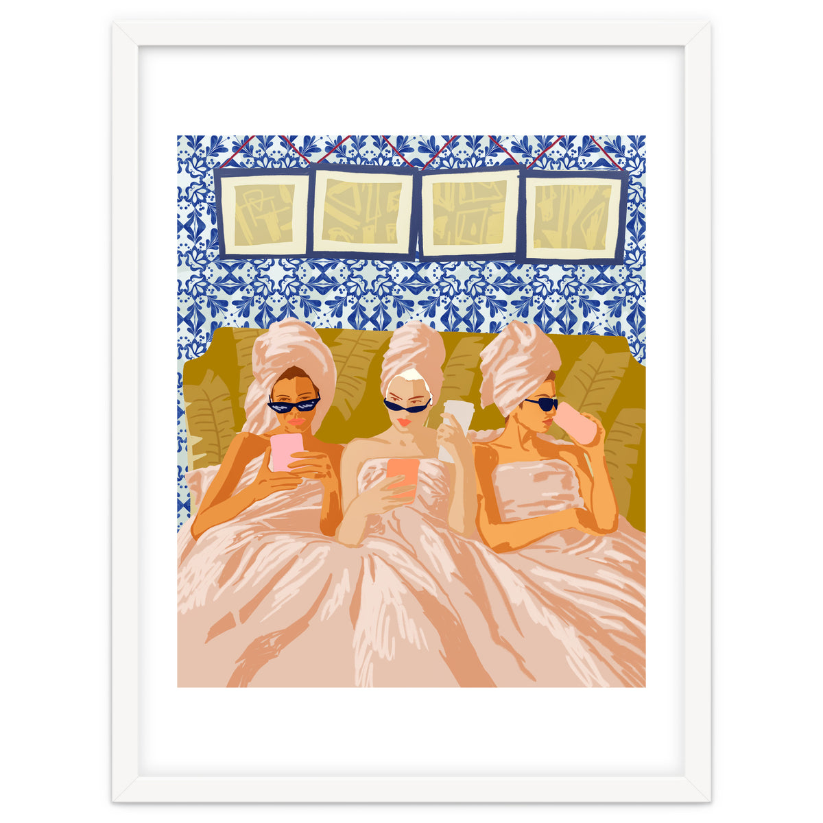 Ladies-Only Club | Girl Talk Slumber Party BFF | Bohemian Feminism Independent Moroccan Women