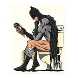Batman on the Toilet (Print Only) thumbnail