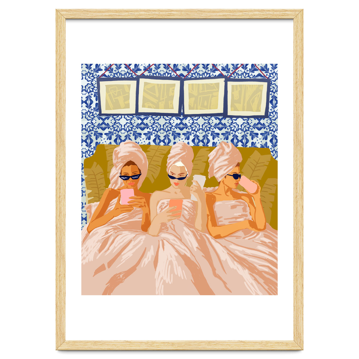 Ladies-Only Club | Girl Talk Slumber Party BFF | Bohemian Feminism Independent Moroccan Women