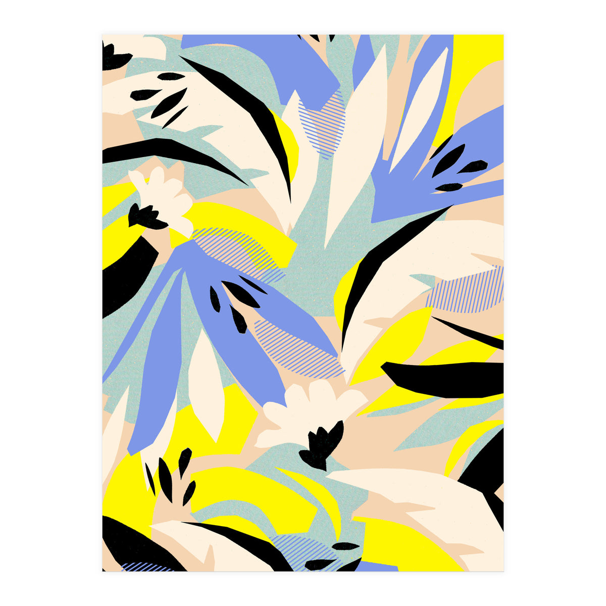 Abstract floral (Print Only)