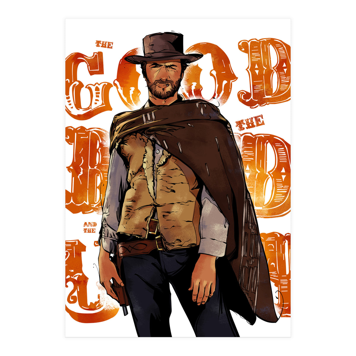 Clint Eastwood (Print Only)