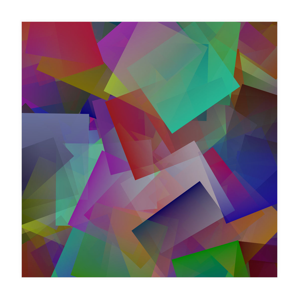 Big, Colorful Squares (Print Only)