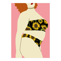 Sunflower Swimsuit (Print Only)