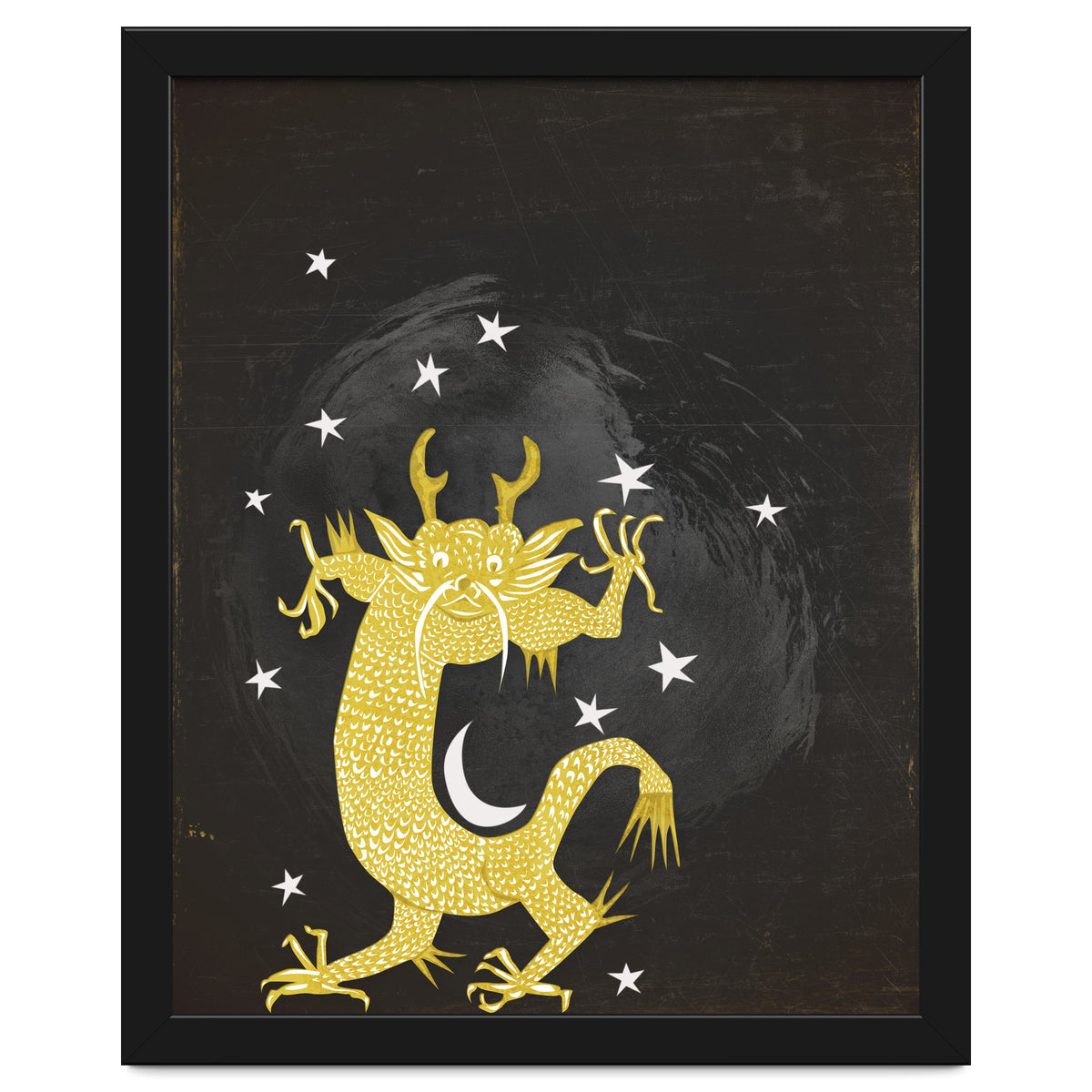 Vintage Cosmos: Golden Dragon